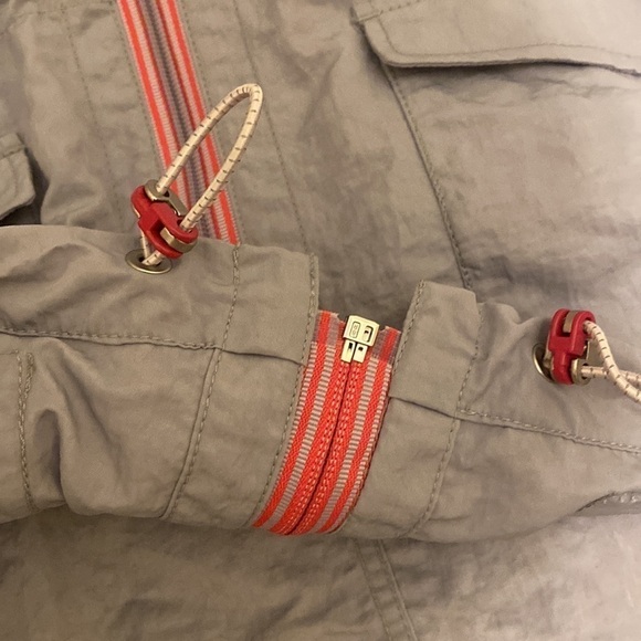 Rag & Bone blue gray light rain jacket with hood and pockets. Size L - Picture 5 of 11